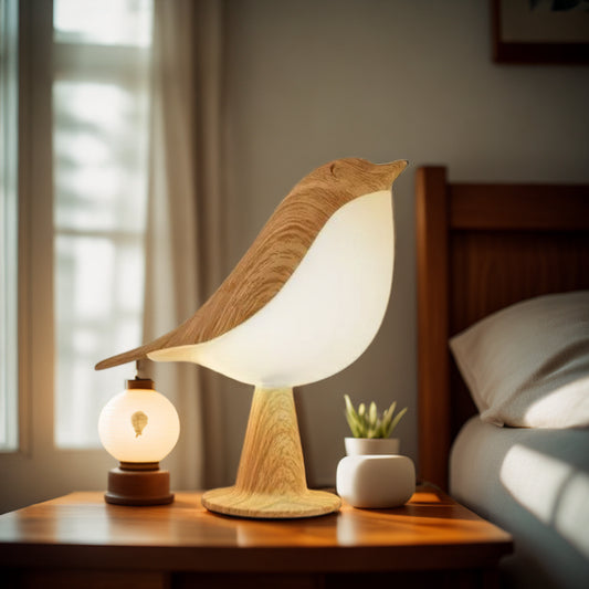 Lampara humidificador pajaro